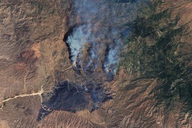 Bush Fire Scorches Lands Near Phoenix, Arizona