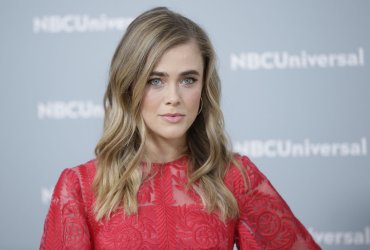 Melissa Roxburgh at the 2018 NBCUniversal Upfront