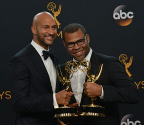 Keegan-Michael Key and Jordan Peele won an award at the 68th Primetime Emmy Awards in Los Angeles