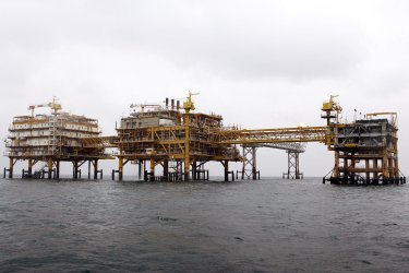 South Pars Natural Gas Platform in the Persian Gulf