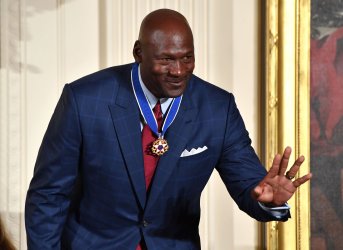 President Obama awards the Presidential Medal of Freedom to Michael Jordan