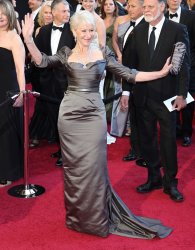 Helen Mirren arrives for the 83rd annual Academy Awards in Hollywood