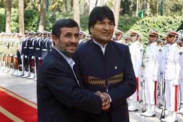 Bolivian President Juan Evo Morales Visits Iran