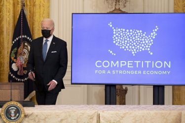 US President Joe Biden Meeting with White House Competition Council