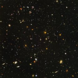 HUBBLE'S VIEW OF DEEP SPACE