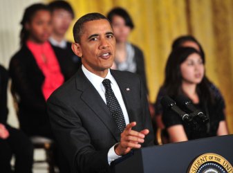 President Obama speaks at the White House Science Fair in Washington