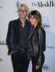 Harry Hamlin and Lisa Rinna attend "The Meddler" premiere in Los Angeles