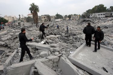 A ceasefire between Israel And Gaza's Hamas Rulers