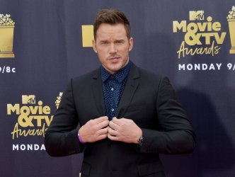 Chris Pratt attends the 2018 MTV Movie & TV Awards in Santa Monica, California