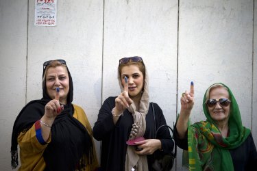 Voters go to polls on Election day in Iran