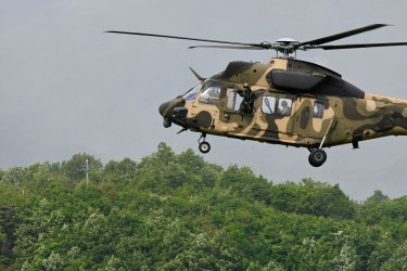 A KUH-1 Helicopter Flies During U.S.-South Korea Joint Drill