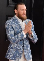 Conor McGregor arrives for the 62nd annual Grammy Awards in Los Angeles