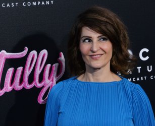 Nia Vardalos attends the "Tully" premiere in Los Angeles