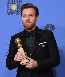 Ewan McGregor wins the award for Best Performance by an Actor in a Limited Series or a Motion Picture Made for Television for 'Fargo' at the 75th annual Golden Globe Awards in Beverly Hills