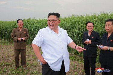 North Korean Leader Kim Jong Un Visits Sindo County, North Phyongan Province