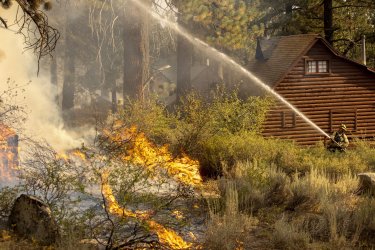 Caldor Fire near South Lake Tahoe