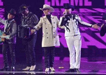 Grupo Firme Performs at the Latin Grammy Awards in Las Vegas