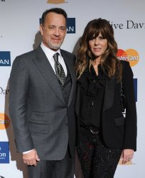 Tom Hanks and Rita Wilson attend the annual Clive Davis pre-Grammy party in Beverly Hills