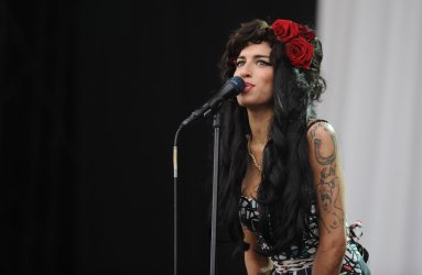 Amy Winehouse performs at V Festival in Hylands Park in Chelmsford