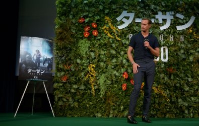 "The Legend of Tarzan" promotes in Tokyo