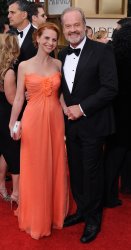 Kelsey Grammer and Kayte Walsh arrive at the 69th annual Golden Globe Awards in Beverly Hills, California