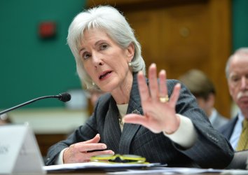 Health and Human Services Secretary Kathleen Sebelius testifies in Washington, D.C.