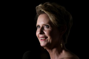 Cynthia Nixon at 'The Only Living Boy In New York' Premiere