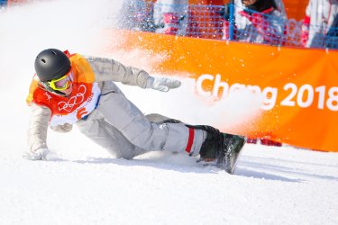 American Gerard in slopestyle finals in Pyeongchang 2018 Winter Olympics