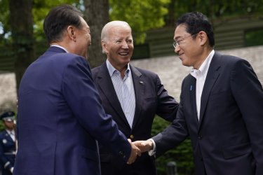 President Biden Hosts the Trilateral Summit at Camp David in Maryland