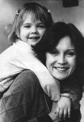 Drew Barrymore with her mother Ildiko Jaid