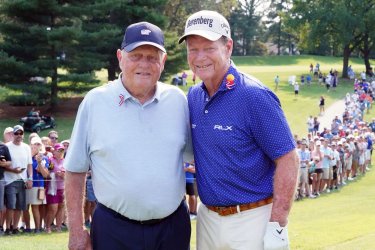 Tom Watson And Jack Niklaus At The Ascension Charity Classic