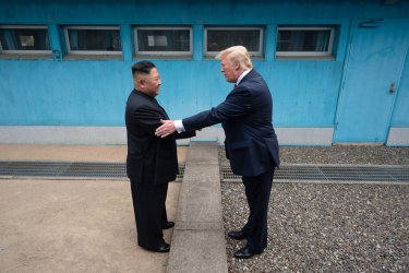 President Donald Trump Meets North Korean Leader Kim Jong Un at DMZ