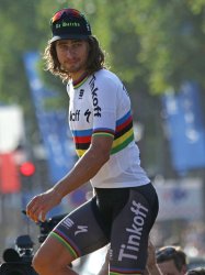 Peter Sagan wins green jersey at the Tour de France in Paris