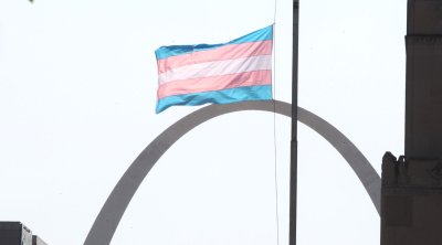 St. Louis raises transgender flag