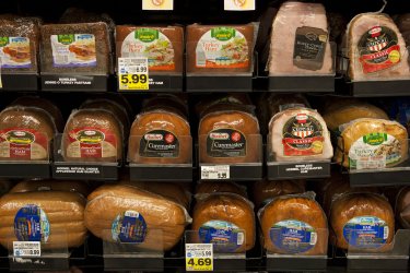 Meat Products Displayed for Sale in Colorado Supermarket