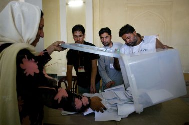 Afghanistan votes in presidential election