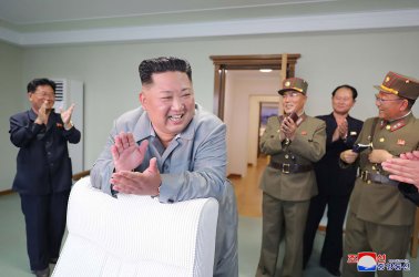 North Korean Leader Kim Jong Un Monitors Missile Launch