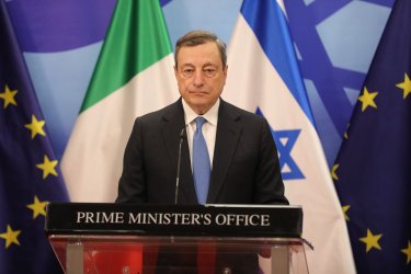 Italian Prime Minister Mario Draghi visit in Israel