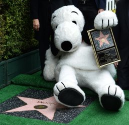 Snoopy gets a star on the Hollywood Walk of Fame in Los Angeles