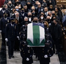 Funeral for Fallen NYPD Officer Wilbert Mora at St. Patrick's