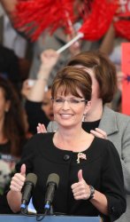 Republican VP candidate Palin campaigns in Nevada