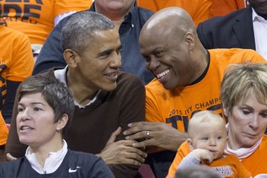President Barack Obama Attends NCAA Basketball Tournament