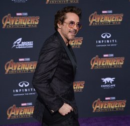Robert Downey Jr. atends the "Avengers: Infinity Wars" premiere in Los Angeles