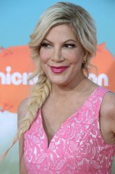 Tori Spelling attends the Kid's Choice Awards in Inglewood, California