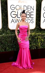 Karrueche Tran attends the 74th annual Golden Globe Awards in Beverly Hills