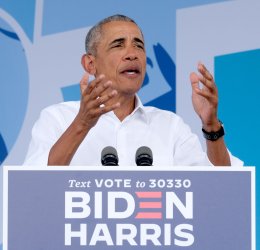Former President Obama Campaigns for Biden for President in Miami, Florida