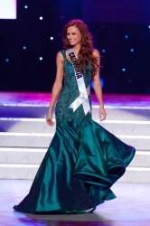 Miss USA evening gown competition held in Las Vegas