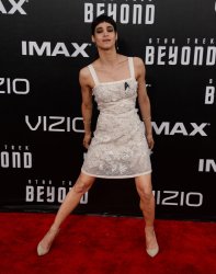 Sofia Boutella attends the "Star Trek Beyond" premiere in San Diego