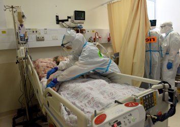 Israeli Medical Staff Works In a COVID-19 Ward