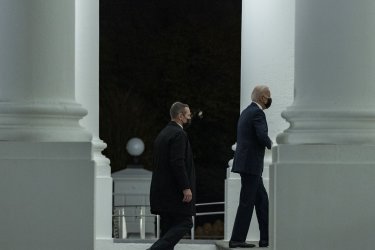 President Joe Biden departs White House for Weekend at Camp David